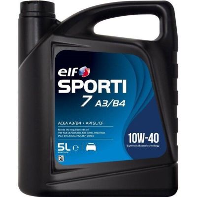 Масло моторное Elf Sporti 7 A3/B4 10W-40, 5л (41021127497) (214254)