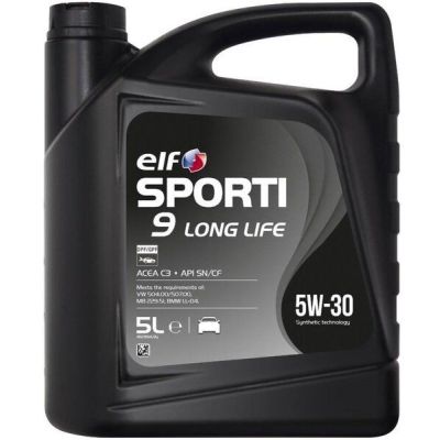 Масло моторное Elf Sporti 9 Long Life 5W-30, 5л (41021127495) (214251)