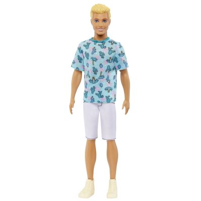 Лялька Barbie ​Fashionistas Кен у футболці з кактусами (HJT10)