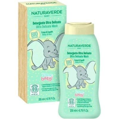 Шампунь-гель детский Naturaverde 2в1 с экстрактом овса и ромашки 200мл