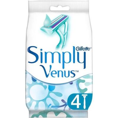 Бритва без сменных картриджей Gillette Venus Simply 2 4шт