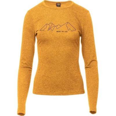 Футболка женская Turbat Cozy Logo 2 LS Wmn golden yellow L желтый