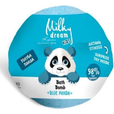 Детская бомба для ванн Milky Dream Kids Голубая панда 100г