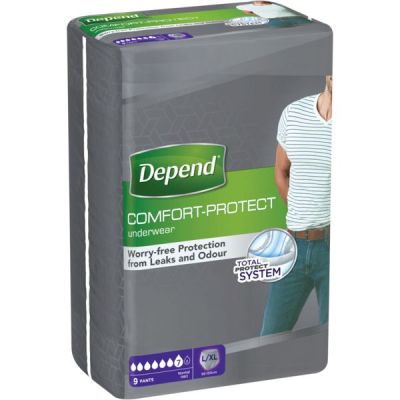 Впитывающее нижнее белье Depend для мужчин L/XL 9шт