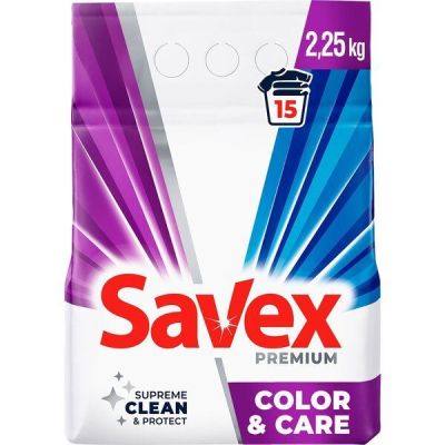 Стиральный порошок Savex Color&Care автомат 2,25кг