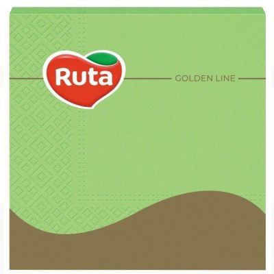 Салфетки столовые Ruta зеленые 33*33см 20шт