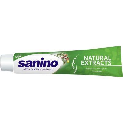 Зубная паста Sanino Natural Extracts с натуральными экстрактами 50мл