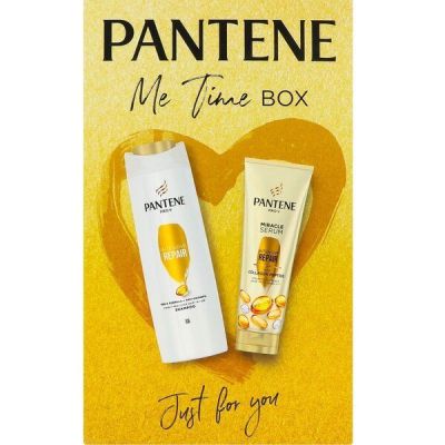 Подарочный набор Шампунь Pantene Интенсивное восстановление 400мл + Бальзам-ополаскиватель Pantene Miracle Serum 200мл
