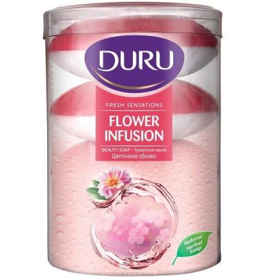 Мыло туалетное Duru Fresh Sensations Цветочное облако 4*100г
