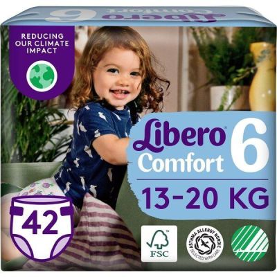 Подгузники Libero Comfort 13-20 кг Размер 6 42 шт
