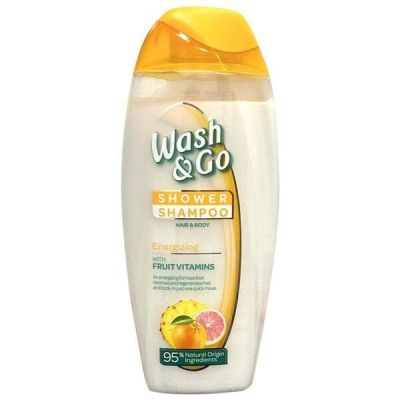 Шампунь-гель для душа Wash&Go 2в1 Энергия витаминов и фруктов 250мл