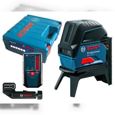 Лазерный нивелир Bosch GCL 2-50 + RM1 + BM3 + LR6 + кейс комбинированный