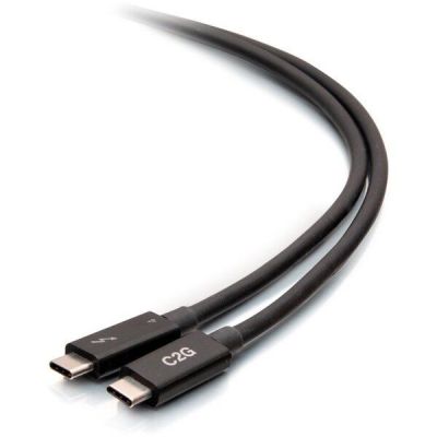 Кабель C2G Type-C Thunderbolt 4 2.0м Активный 40Гбс Black (C2G28887)
