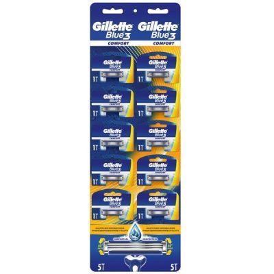 Бритва без сменных картриджей Gillette Blue 3 Comfort 1шт