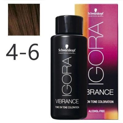 Средне-коричневый шокол.Краска для волос Igora Vibrance 60 мл 4-6