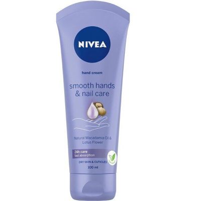 Крем для рук Nivea Smooth hands&nail care 100мл