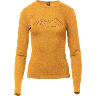 Футболка женская Turbat Cozy Logo 2 LS Wmn golden yellow M желтый