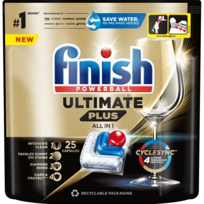 Капсулы для посудомоечных машин Finish Ultimate Plus All in 1 25шт