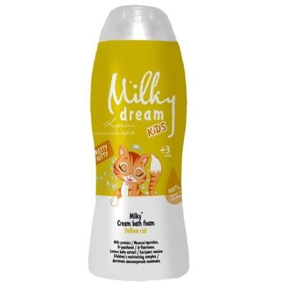 Крем-пена для ванны Milky Dream Kids Желтая Кошечка 300мл