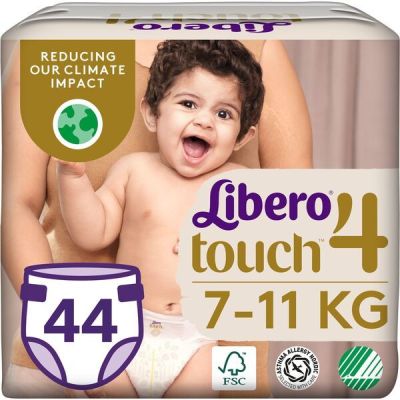 Подгузники Libero Touch 7-11 кг Размер 4 44шт