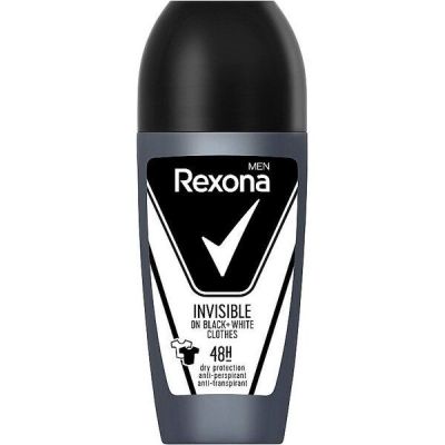 Антиперспирант шариковый Rexona Men Invisible On Black+White Clothes 50мл