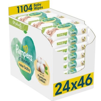 Салфетки влажные детские Pampers Harmonie New Baby 24*46шт