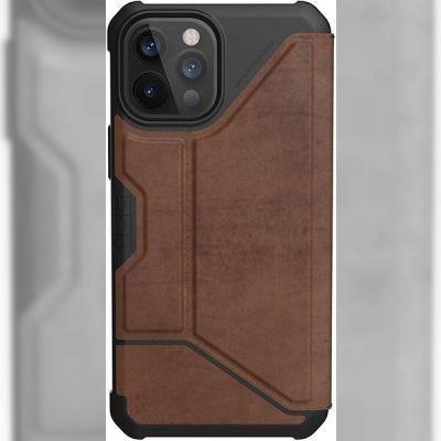 Чехол UAG для iPhone 12 Pro Max Metropolis Leather Brown (112366118380)