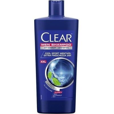 Шампунь для мужчин Clear против перхоти Ледяная свежесть с ментолом 610мл