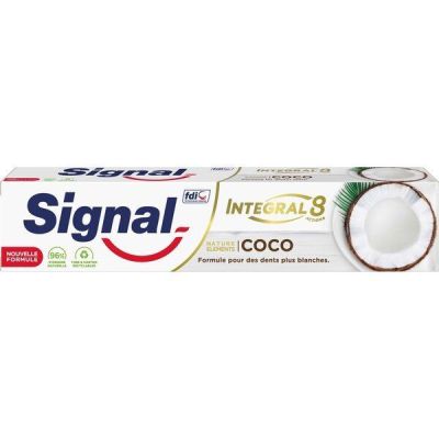 Отбеливающая зубная паста Signal Integral 8 Nature Elements с кокосом 75мл