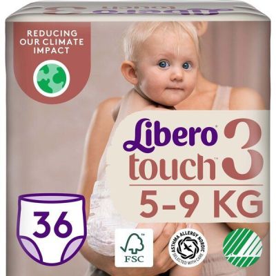 Подгузники-трусики Libero Touch Pants 5-9 кг Размер 3 36шт