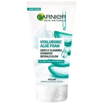 Пенка для умывания Garnier Skin Naturals для нормальной и чувствительной кожи лицa с алоэ 150мл