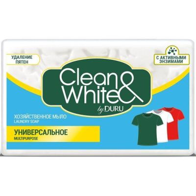 Мыло хозяйственное Duru Clean & White Универсальное 120г