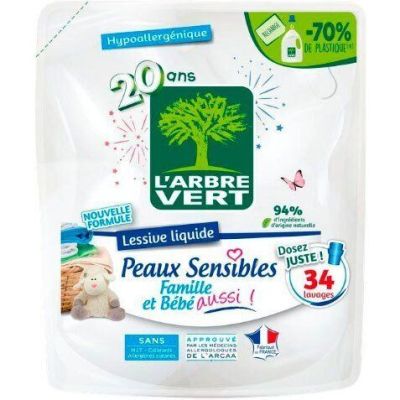 Гель для стирки L'Arbre Vert Sensitive дойпак 1.53л
