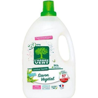 Гель для стирки L'Arbre Vert Растительное мыло 3.015л