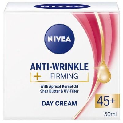 Дневной крем для лица Nivea против морщин + упругость 45+ 50 мл