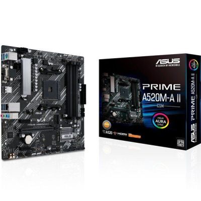 Материнcкая плата ASUS PRIME A520M-A II/CSM (90MB17H0-M0EAYC)