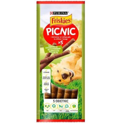 Лакомство Friskies Picnic для взрослых собак с говядиной 42 г