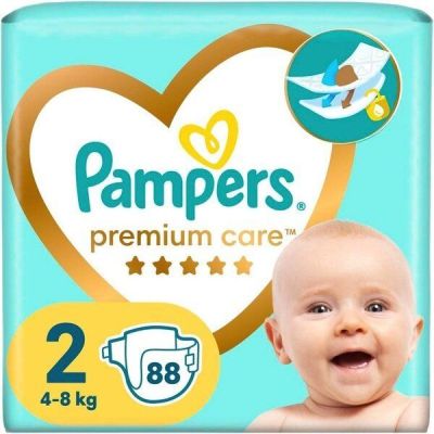 Подгузники детские Pampers Premium Care Mini 4-8кг 88шт