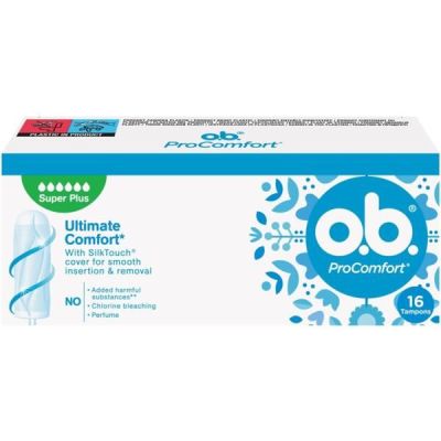 Тампоны о.b. ProComfort Super Plus 16 шт.