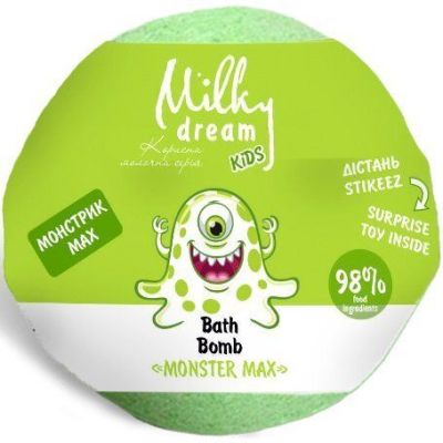 Детская бомба для ванн Milky Dream Kids Монстрик Мах 100г