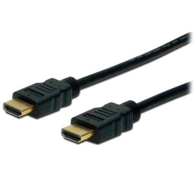 Кабель Digitus HDMI High speed + Ethernet (AM/AM) 2.0m, black (AK-330114-020-S)