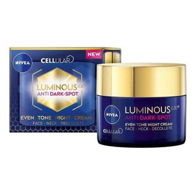 Крем для лица ночной Nivea Luminous 630 Выравнивание тона 50мл