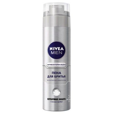 Пена для бритья Nivea Men с ионами серебра 200мл