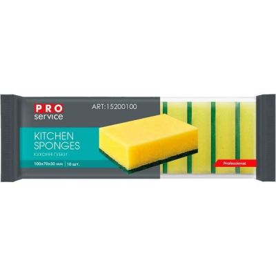 Губки кухонные Pro service Standard 10шт