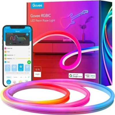 Лента светодиодная умная Govee H61A0 Neon LED Strip Light 3м Белый (H61A03D1)