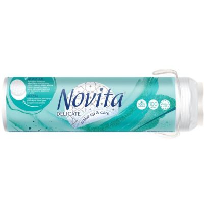 Диски ватные косметические Novita Delicate 100шт