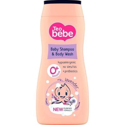 Шампунь-гель для детей Teo Bebe Sensitive с лавандой 200мл