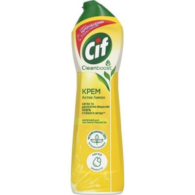 Крем для чистки Cif Актив Лимон 500мл