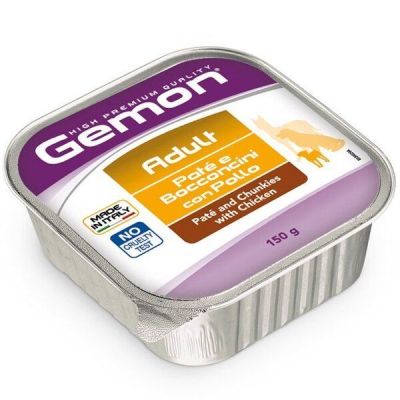 Паштет для взрослых собак Gemon dog wet курица 150 г.