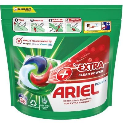 Капсулы для стирки Ariel Экстрасила очищения 36шт